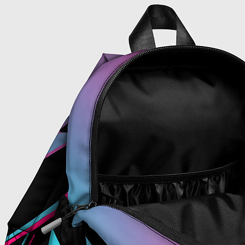 Детский рюкзак Among Us Neon Zombie / 3D-принт – фото 4