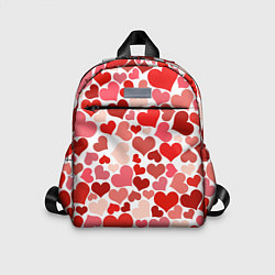 Детский рюкзак Множество сердец, цвет: 3D-принт