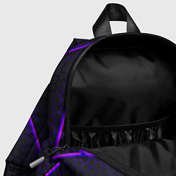 Детский рюкзак СОТЫ НЕОНОВЫЕ - ГЕОМЕТРИЯ, цвет: 3D-принт — фото 2