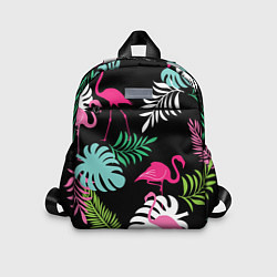 Детский рюкзак Фламинго с цветами