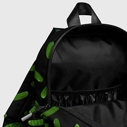 Детский рюкзак Огуречный паттерн, цвет: 3D-принт — фото 2