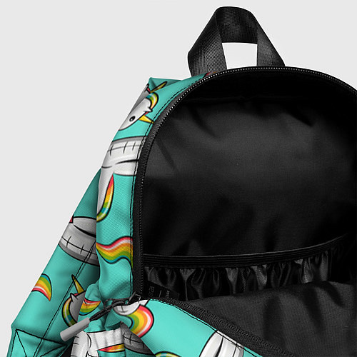 Детский рюкзак Единорог Круг / 3D-принт – фото 4