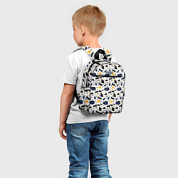 Детский рюкзак Итальянский Узор Терраццо, цвет: 3D-принт — фото 2