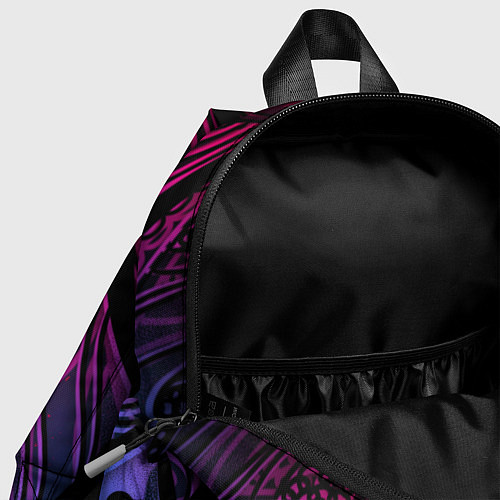 Детский рюкзак Фиолетовый узор 3D / 3D-принт – фото 4