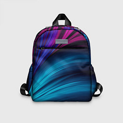 Детский рюкзак НЕОНОВЫЙ ПОЛОСЫ, цвет: 3D-принт