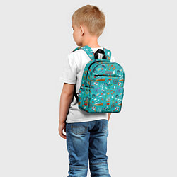 Детский рюкзак Морские обитатели, цвет: 3D-принт — фото 2