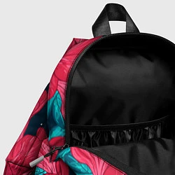 Детский рюкзак Моника в цветах, цвет: 3D-принт — фото 2