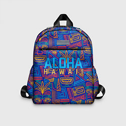 Детский рюкзак ALOHA HAWAII АЛОХА ГАВАЙИ, цвет: 3D-принт