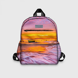 Детский рюкзак Закат на пляже, цвет: 3D-принт