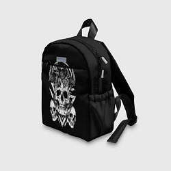 Детский рюкзак Черепа и Вороны Skulls Raven, цвет: 3D-принт — фото 2