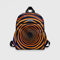 Детский рюкзак Круги неоновые, цвет: 3D-принт