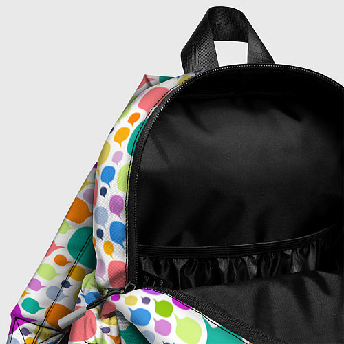 Детский рюкзак Разноцветные пятна / 3D-принт – фото 4