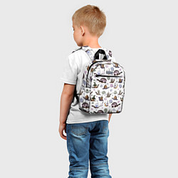 Детский рюкзак Улитки и домики, цвет: 3D-принт — фото 2