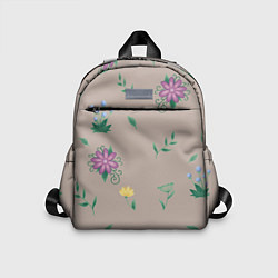 Детский рюкзак Цветочная эстетика, цвет: 3D-принт