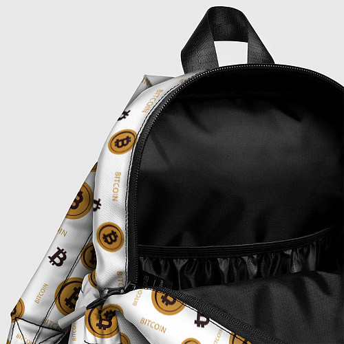 Детский рюкзак Узор и биткоина Pattern / 3D-принт – фото 4