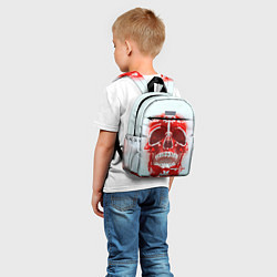 Детский рюкзак Fallout Череп, цвет: 3D-принт — фото 2