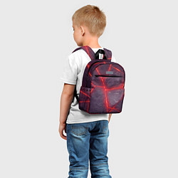 Детский рюкзак ЛАВА ПОД ПЛИТОЙ, цвет: 3D-принт — фото 2