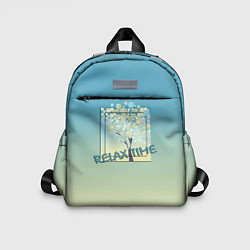 Детский рюкзак Время релакса, цвет: 3D-принт