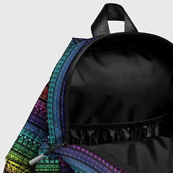 Детский рюкзак Этнический радужный орнамент, цвет: 3D-принт — фото 2