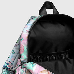 Детский рюкзак Сладости и бабочки Акварель, цвет: 3D-принт — фото 2