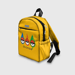 Детский рюкзак Выбирай покемона, цвет: 3D-принт — фото 2