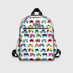 Детский рюкзак Веселые машинки, цвет: 3D-принт