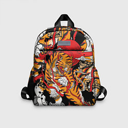Детский рюкзак Самурайский тигр, цвет: 3D-принт