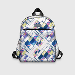 Детский рюкзак Этнический узор пэчворк, цвет: 3D-принт