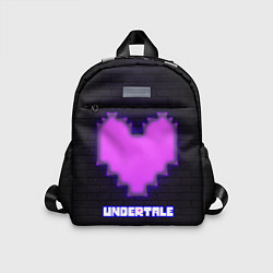 Детский рюкзак UNDERTALE PURPLE HEART, цвет: 3D-принт