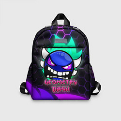 Детский рюкзак Geometry Dash Neon, цвет: 3D-принт