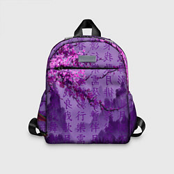 Детский рюкзак Фиолетовый китай, цвет: 3D-принт