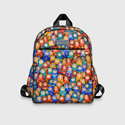 Детский рюкзак Матрёшки, цвет: 3D-принт