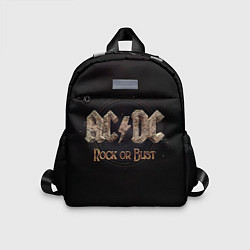Детский рюкзак ACDC Rock or Bust, цвет: 3D-принт