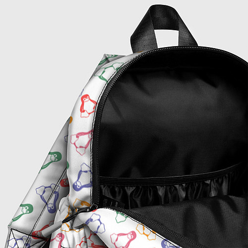 Детский рюкзак Linux Ядро Пингвин / 3D-принт – фото 4