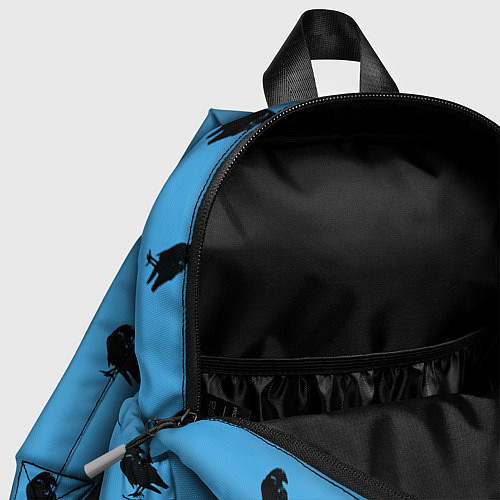 Детский рюкзак Вороны паттерн / 3D-принт – фото 4