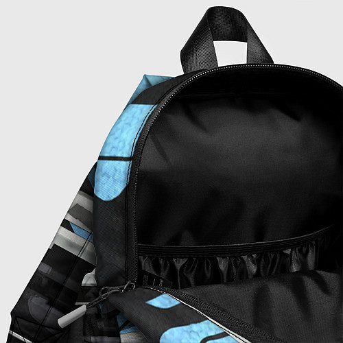 Детский рюкзак CS VULCAN STEEL ВУЛКАН / 3D-принт – фото 4
