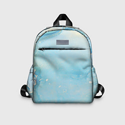 Детский рюкзак Голубая Акварель, цвет: 3D-принт