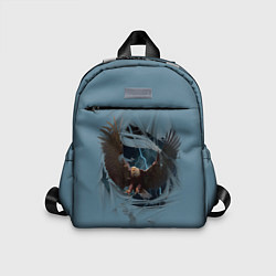 Детский рюкзак ОРЕЛ СКВОЗЬ ТКАНЬ