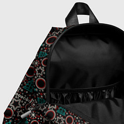 Детский рюкзак Зимний рождественский узор, цвет: 3D-принт — фото 2