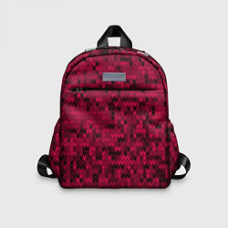 Детский рюкзак Красно-черный абстрактный узор