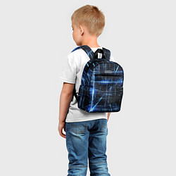 Детский рюкзак Линии неона, цвет: 3D-принт — фото 2