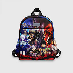 Детский рюкзак Черный клевер герои и вселенная Аста Юно, цвет: 3D-принт