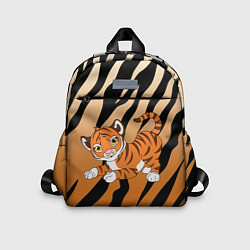Детский рюкзак Тигр 2022 НОВЫЙ ГОД, цвет: 3D-принт