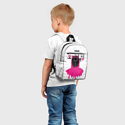 Детский рюкзак Игра в кальмара: Страж квадрат, цвет: 3D-принт — фото 2