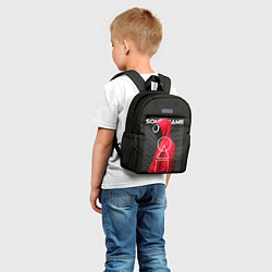Детский рюкзак Сыграй в Кальмара, цвет: 3D-принт — фото 2