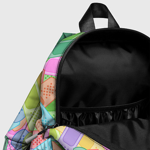 Детский рюкзак Цветные пластыри / 3D-принт – фото 4