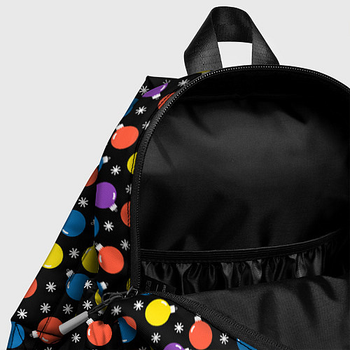 Детский рюкзак Новогодние Лампочки / 3D-принт – фото 4