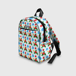 Детский рюкзак Новогодняя Символика украшения, цвет: 3D-принт — фото 2