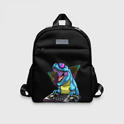 Детский рюкзак Динозавр ди-джей, цвет: 3D-принт