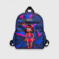 Детский рюкзак Девушка Meg Brawl Stars, цвет: 3D-принт